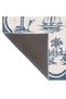 Eta Traditional Patterned Modern Woven Base Decorative Carpet Eta4073Blue - 5