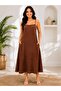 Strappy Viscose Fabric Dress - 4