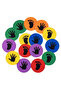 Twister 12 Pieces Colorful Felt Step Feet Hands Sensory Development Balance Skill Nursery Kindergarten Educational Toy Kid Stress Reliever - 5