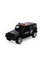 Maxx wheels lighted police jeep model cars 12 cm - 2
