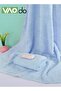 3-Piece Bath Towel Set, Skin Friendly Coral Wool, Quick Drying, Blue - 7