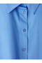 Ozmarka New Season Blue Plus Size 100% Cotton Women's Shirt Tunic - 4