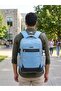 Stylish & Durable Everyday Carry Backpack - 18.5" - L.BLUE - 6