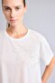 Relax Fit Crew Neck Chain Embroidered Short Sleeve T-Shirt H2463Ax26Sm - 4