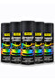 Combo 5PCS H013 450 ml Matte Black Acrylic Epoxy Spray Paint, Fast Dry Interior Exterior Multi-Surface Can