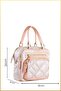 Saly Women's Quilted Parachute Fabric Hand and Shoulder Bag - Powder - 2