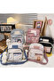 Cute Mini Bag Teddy Bear Keychain Pin Badge Shoulder Bag Messenger Bag - 7