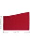 Women's wool headscarf light purple 32x19cm double-layer. - 2