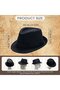 Two elegant unisex fedoras: a classic bowler hat and stylish fedora - 2