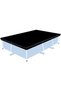 Waterproof cover - Dustproof Outdoor pool 221 x 150 cm Black Oxford cloth UV resistant heat insulated