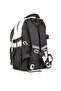 Premium Imported Waterproof Fabric Multi-Compartment School, Sports, Travel, Laptop Backpack Black 11A - 3