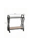 Elegant Multi-Material Modern Design Hospitality Trolley - Light Gray - 7