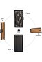 Women's wallet foldable PU leather coin purse card slots. - 2