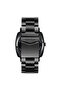Men's Black Stainless Steel Watch, Seaweed Green Dial | Tr45b - 4