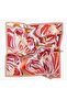 Twill Silk Scarf Abstract Red - 5
