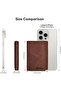 VALENCHI Men's Genuine Leather Rfid Blocking Slim Trifold Wallet With 7 Cards+1 Id Window+2 Note Com - 6