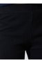 Girls Black Ribbed Knit Flared Leggings with Bow Detail - 3