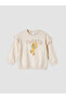 Beige Tweety Printed Baby Girl Set - 2