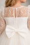 Exclusive Design Lace and Stone Detailed Bag and Hairband Girls Evening Gown Prom Dress 7018 - 5
