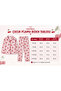 Patterned Long Sleeve Buttoned Front Shirt Collar Girls' Pajama Set and Eye Patch - 6