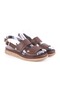 Women's Sandals Daily Genuine Leather Double Strap Anatomical Flat Sole Buckle 26Y-5170 - 3