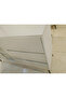 Modern Wood Buffet Cabinet with Ribbed Glass Doors - 4