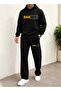 Danger Printed Men's Hooded Tracksuit Set