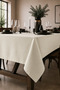 1. Premium Duck Fabric Living Room and Dining Table Cover – Liquid-Resistant, Stain-Proof, Washable - 5