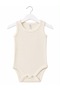 H&C 3-Pack 100% Cotton Patterned Jacquard Sleeveless Baby Bodysuit - 2