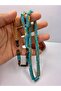 Gold Leaf Airplane Glass Prayer Beads for Cutting Model Enthusiasts, Average 8/12 mm in Size - 2