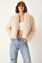 Women's Premium Faux Fur Biscuit Jacket - 4