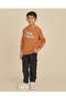 Boys Orange Graphic Pullover - 2