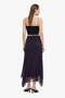 Women's Patterned Asymmetrical Cut Chiffon Skirt - 6