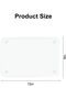 Tempered Glass Cutting Board, 12x8" Cutting Board for Kitchen Counter, Small Size Clear Glass, with Non-Slip Feet, Scratch Resistant, Heat Resistant - 2