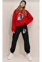 Zero-Collar Sweat Suit 2-Piece Combination Winter Model for Women/Girls