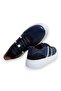 Dark Blue Color Lace-Up Genuine Leather Men's Shoes - 2