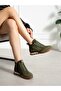 Carina Green Fur Inside Hidden Heel Women's Sneakers Boots - 5