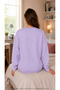 Women's Bloom Energy Floral Printed Round Crew Neck Long Sleeve Sweatshirt - 2