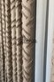 New Season Tassel Detailed Mink Color Background Curtain Sik Pi̇le Suitable for Every Room, Ready to Use with Cornice