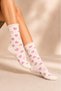 Women's Cotton Elasticless Patterned Socks Multi-Colored 3-Pack - 2