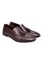 Brown Laceless Genuine Leather Leather Sole Men's Shoes