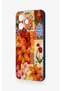 Redmi 12 Compatible Orange Lily Patterned Silicone Case - 4