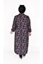 Women's Large Size Crispy Pattern Feramuar Tunic - 5