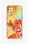 Oppo Reno 5 Lite Compatible Tiger of the Sun Patterned Silicone Case - 2
