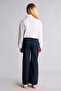 Wide Leg Straight Leg Gabardine Trousers with Pockets for Girls H9665A826Au - 5