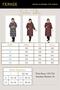 Women's Large Size Crispy Pattern Drawstring Tunic - 2
