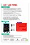 8.5 Inch Multi-Colour LCD Writing Tablet with Stylus | Reusable Digital Writing Pad | One-Touch Erase - 2