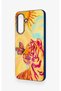 Samsung A26 Compatible Tiger of the Sun Patterned Silicone Case - 4