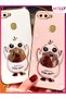Black Cute Duck Stand Luxury Silicone Case for Oppo A5S with Gold Detail on the Edges - 3