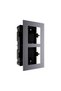 Flush mounting frame, 2 modules, for modular intercom - DS-KD-ACF2